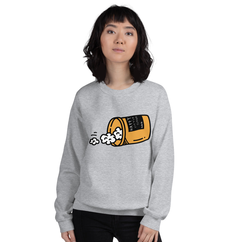 Happy Little Clouds Jar