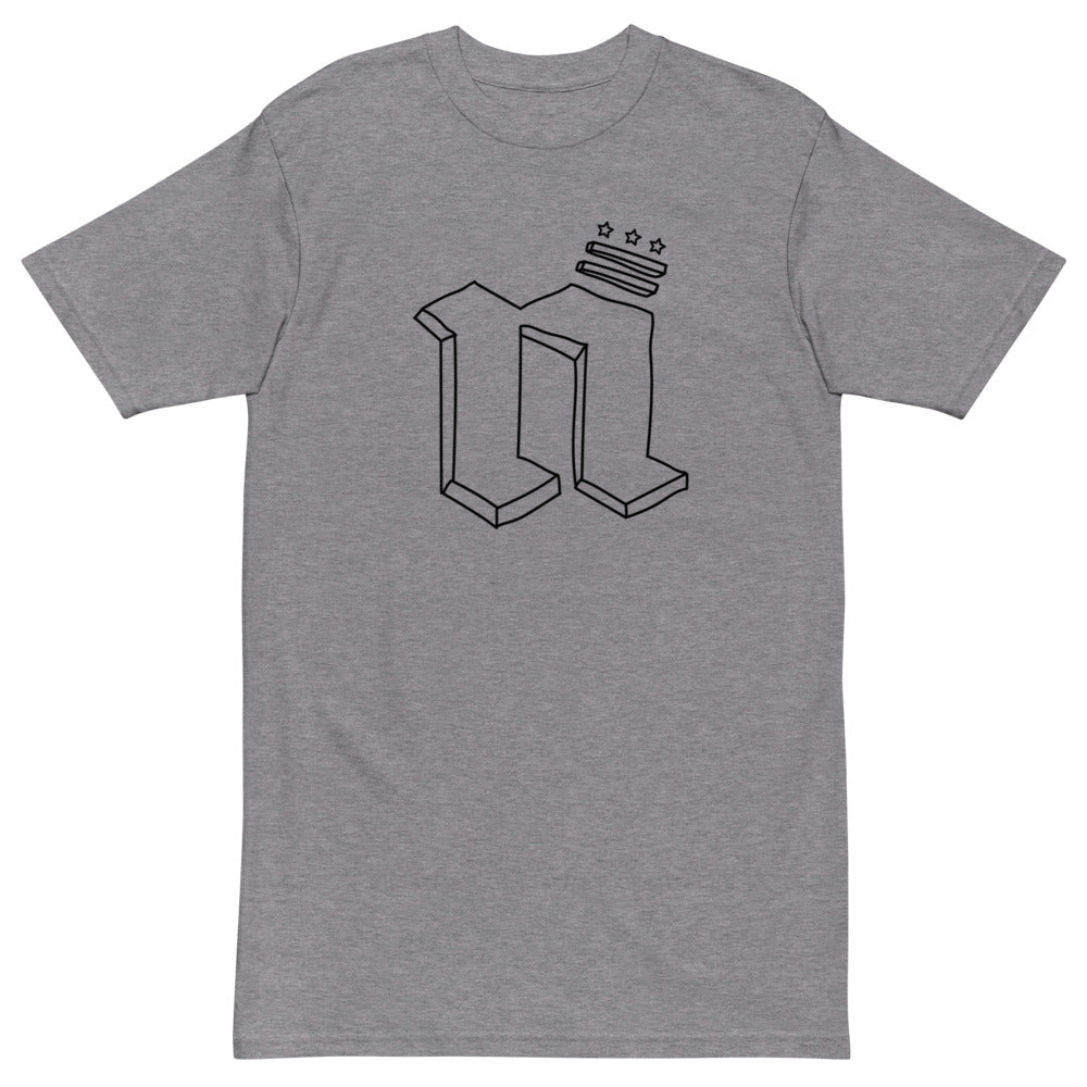 Noochie "N" Men’s premium heavyweight tee